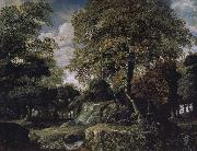 Jan van der Heyden Forest landscape oil painting artist